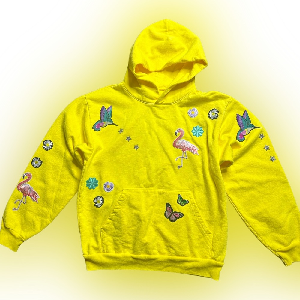 Unisex hoodie sweater 100% cotton one of a kind California casual cool hand made
